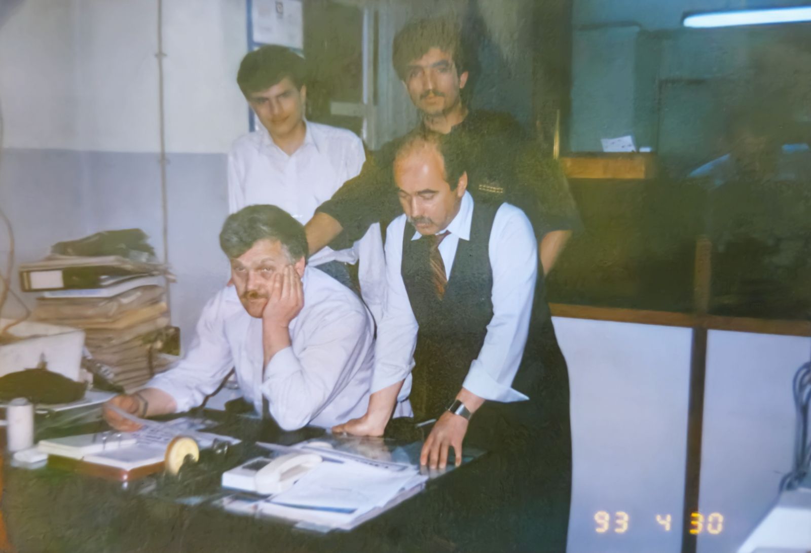 Mehmet Akif Aldoğan matbaa yıllarında